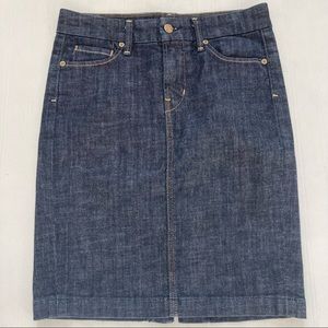 CITIZENS OF HUMANITY PENCIL DENIM SKIRT